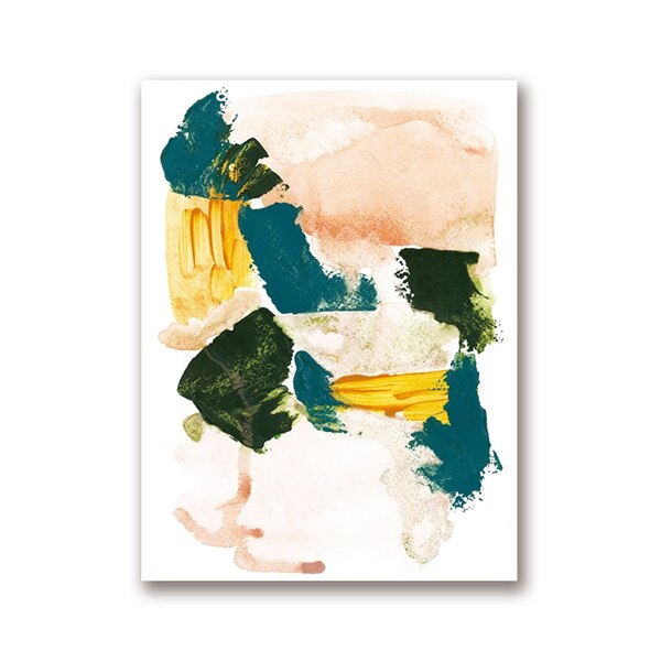 Watercolour Style Wall Art Canvas Print