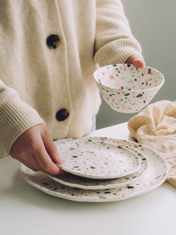 Terrazzo Ceramic Dinnerware